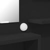 vidaXL Bedroom Dressing Tables with Drawer Black 80 x 39.6 x 135 cm
