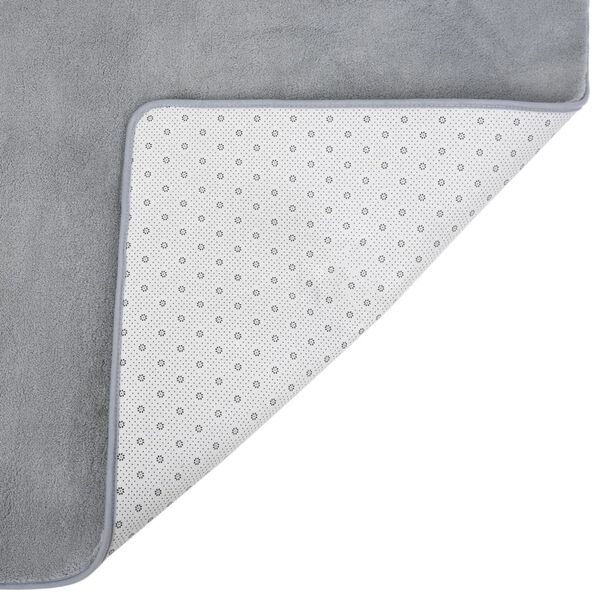 vidaXL Teddy Rug Grey 270x180 cm