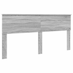 vidaXL Headboard Grey Sonoma 200 cm Engineered wood