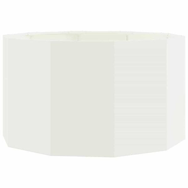 vidaXL Planter White 90 x 90 x 50 cm Steel