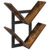 vidaXL Wall Floating Shelf Smoked Oak 43 x 15 x 47 cm Engineered Wood