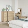 vidaXL Storage Cabinet Sonoma Oak 40 x 48 x 105 cm Engineered Wood