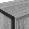 vidaXL TV Cabinet Grey Sonoma 140 x 36 x 49.5 cm Engineered Wood