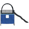 vidaXL Kids'Loft Bed Frame Black and Blue 79.5 x 200 cm Metal