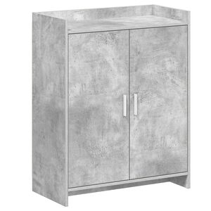 vidaXL Shoe Cabinet Concrete Grey 73.5 x 36 x 92 cm Engineered Wood