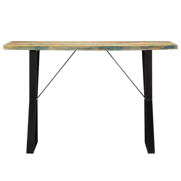 vidaXL Dining Table 120x60x76 cm Solid Reclaimed Wood