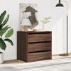 vidaXL Corner Chest of Drawers Brown Oak 60x41x58 cm Engineered Wood