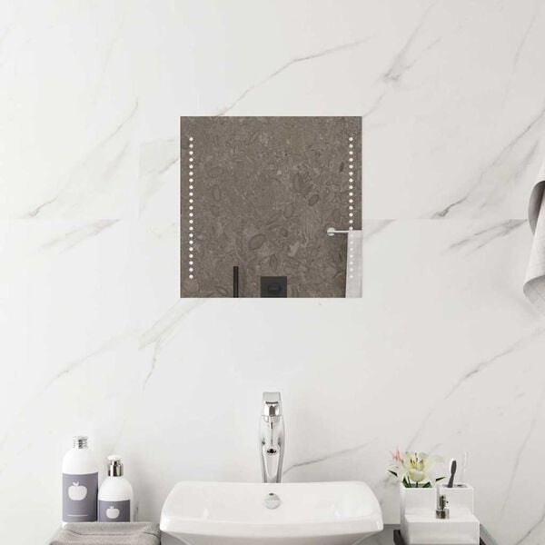 vidaXL LED Bathroom Mirror 40x40 cm