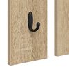 vidaXL Wall-Mounted Coat Rack with Shelf Sonoma oak 84 x 10 x 80 cm