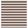 vidaXL Zebra Blind Brown 150x100 cm Fabric Width 145.9 cm Polyester