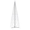 vidaXL Christmas Cone Tree Cold White 1400 LEDs 160x500 cm