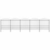 vidaXL Garden Fence with Spear Top Steel 838x200 cm Black