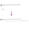 vidaXL Retractable Awning Manual Black 500 x 300 cm Fabric and Steel