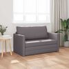 vidaXL Sofa Bed Grey 124 x 71 x 78 cm Velvet