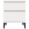 vidaXL Bedside Cabinets 2 pcs White 40x35x50 cm