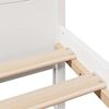 vidaXL Bed Frame without Mattress White 120x190 cm Small Double Solid Wood Pine