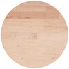 vidaXL Round Table Top ??50x1.5 cm Solid Wood Oak