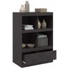 vidaXL Highboard Black 67x39x95 cm Steel