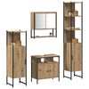 vidaXL Bathroom Furniture Set 4 pcs Artisan oak Engineered wood