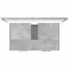 vidaXL Bathroom Furniture Set Concrete Grey Engineered Wood
