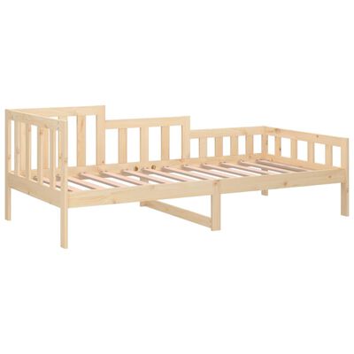 vidaXL Day Bed 90x200 cm Solid Wood Pine