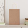 vidaXL Paper Bags 50 pcs with Handles Brown 21x11x31 cm