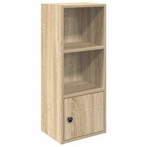 vidaXL Bookcase Sonoma Oak 31x24x77 cm Engineered Wood