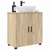 vidaXL Bathroom Cabinet with Storage Sonoma Oak 61 x 35 x 64 cm