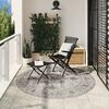 vidaXL Rug ARBIZU Indoor and Outdoor Vintage Design &Oslash; 200 cm