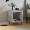 vidaXL Bedside Cabinet Concrete Grey 40x35x50 cm Engineered Wood