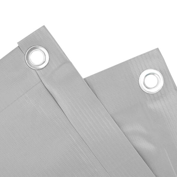 vidaXL Balcony Privacy Screen Grey 400x90 cm PVC