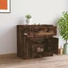 vidaXL Sideboard Smoked Oak 70x35.5x67.5 cm Engineered Wood