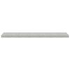 vidaXL Floating Wall Shelves 2 pcs Concrete Grey 120x23.5x3.8 cm MDF