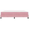 vidaXL Box Spring Bed with Mattress Pink 180 x 220 cm Fabric