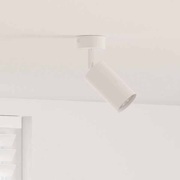 vidaXL Ceiling Spotlight with Spotlights White 6 x 6 x 16 cm Metal