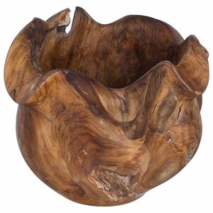 vidaXL Fruit Bowl JEPARA Teak Brown &Oslash; 35 cm Solid Teak Wood