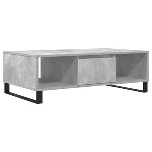 vidaXL Coffee Table Concrete Grey 104x60x35 cm Engineered Wood