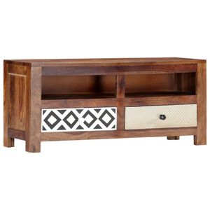 vidaXL TV Cabinet 90x30x40 cm Solid Acacia Wood