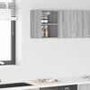 vidaXL Hanging Cabinet Grey Sonoma 30 x 29.5 x 40 cm Engineered Wood