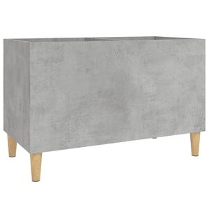 vidaXL Record Cabinet Concrete Grey 74.5x38x48 cm Engineered Wood