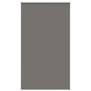 vidaXL Roller Blind Blackout Grey 140x230 cm Fabric Width 136.6 cm Polyester