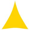 vidaXL Sunshade Sail Oxford Fabric Triangular 3x4x4 m Yellow