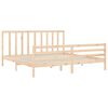 vidaXL Bed Frame without Mattress 200x200 cm Solid Wood Pine