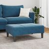 vidaXL Footstool Blue 77x55x31 cm Velvet