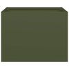 vidaXL Planter Olive Green 40x40x30 cm Steel