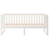 vidaXL Day Bed without Mattress White 80x200 cm Solid Wood Pine
