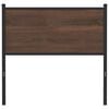 vidaXL Replace Headboard Brown Oak 90 cm Engineered Wood and Steel