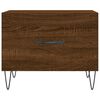 vidaXL Coffee Table Brown Oak 50x50x40 cm Engineered Wood