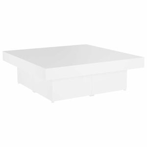 vidaXL Coffee Table White 90x90x28 cm Engineered Wood