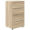 vidaXL Storage Cabinets Sonoma Oak 60 x 48 x 105 cm Engineered Wood